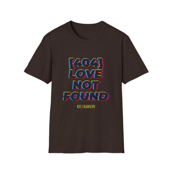 404 Love Not Found Unisex Softstyle T-Shirt - Trendy Graphic Tee for Casual Wear - Image 6