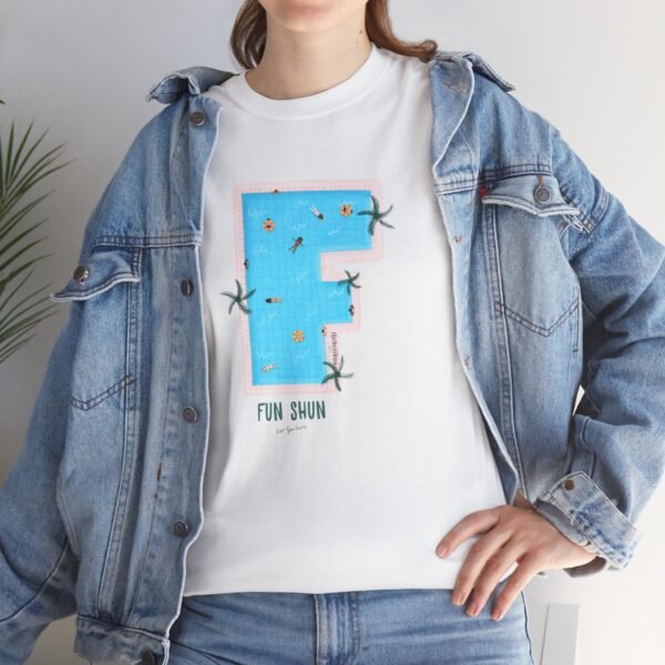 Fun Shunn Beach Women's Heavy Cotton Tee - Image 5