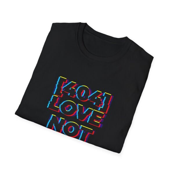 404 Love Not Found Unisex Softstyle T-Shirt - Trendy Graphic Tee for Casual Wear - Image 5