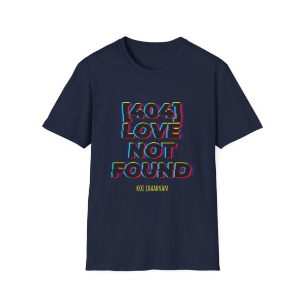 404 Love Not Found Unisex Softstyle T-Shirt - Trendy Graphic Tee for Casual Wear - Image 8