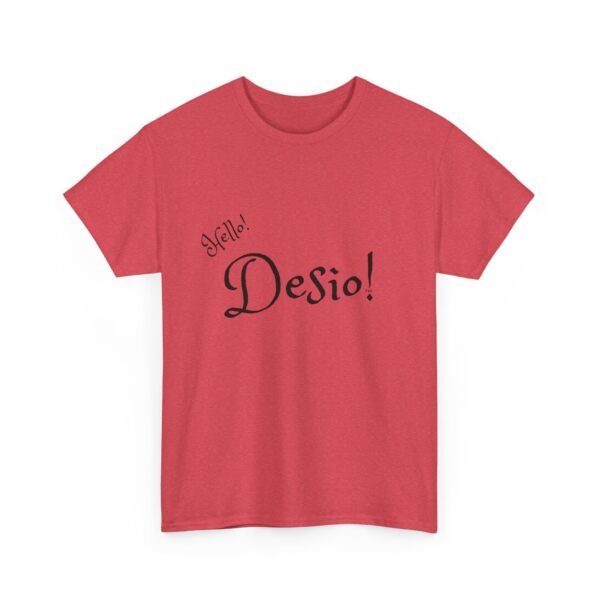 Hello Desio Mens Heavy Cotton Tee - Image 27