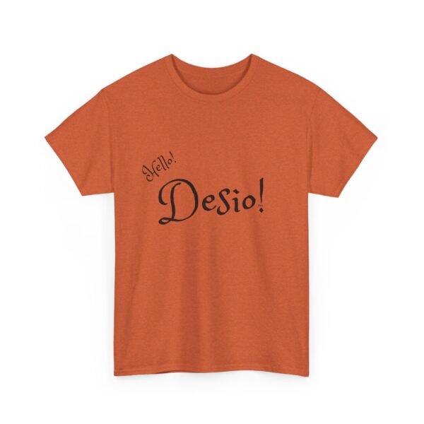 Hello Desio Mens Heavy Cotton Tee - Image 11