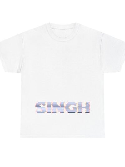 SINGH Men's Desi Punjabi Heavy Cotton Tee