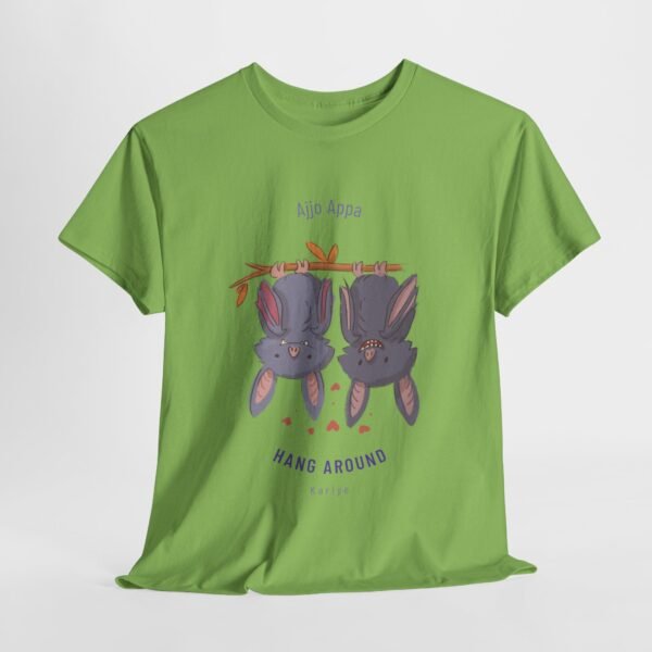 Cute Bunny Cotton Graphic Tee - "Ajjo Appan Hang Around karyie"