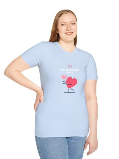 Cute Heart Love Graphic T-Shirt - "Kya Yahi Pyaar Hai"