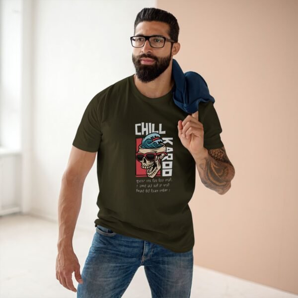 "Chill Karo" Adult Staple Tee - Image 5