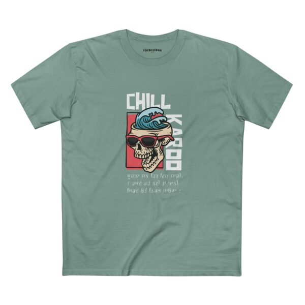 "Chill Karo" Adult Staple Tee - Image 2