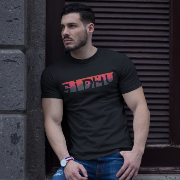 "Sidhu" - Typography Design Cotton Tee