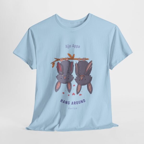 Cute Bunny Cotton Graphic Tee - "Ajjo Appan Hang Around karyie" - Image 6
