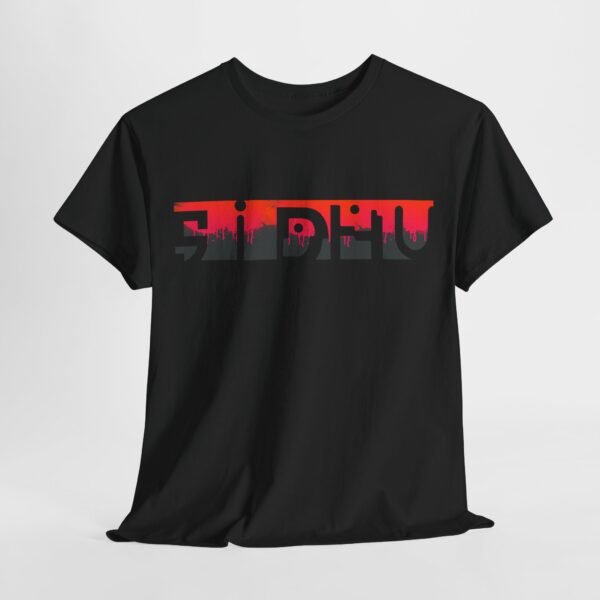 "Sidhu" - Typography Design Cotton Tee - Image 2