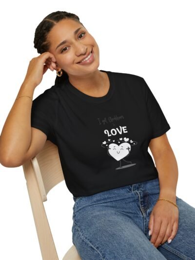 "I Get Chakkars in Love" Unisex Softstyle T-Shirt - Cute Humor Tee for Valentine’s Day & Everyday Wear