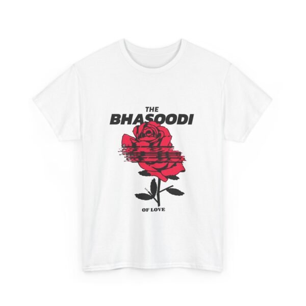 The Bhasoodi of Love Unisex Heavy Cotton Tee - Image 3