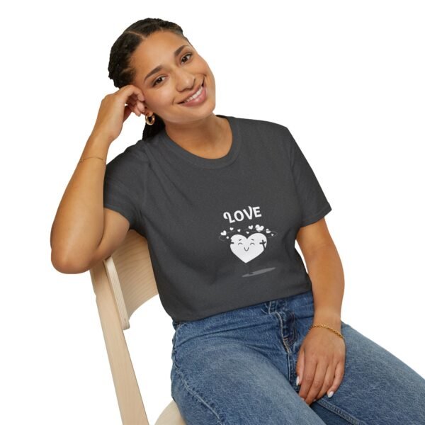"I Get Chakkars in Love" Unisex Softstyle T-Shirt - Cute Humor Tee for Valentine’s Day & Everyday Wear - Image 9