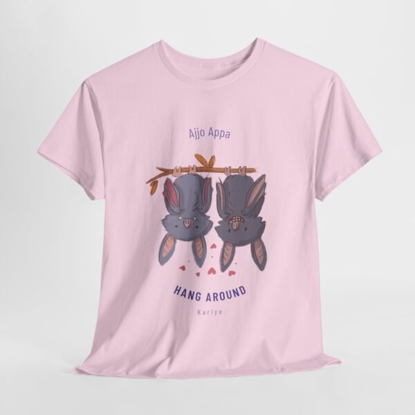 Cute Bunny Cotton Graphic Tee - "Ajjo Appan Hang Around karyie" - Image 7