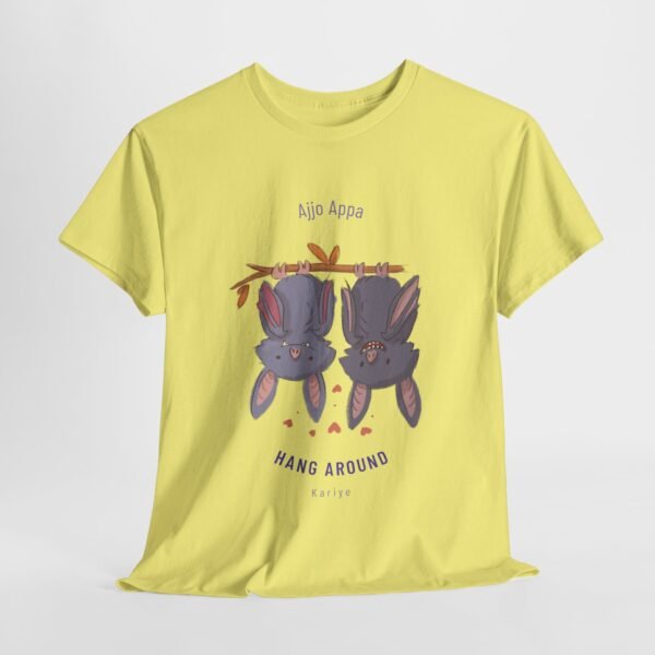 Cute Bunny Cotton Graphic Tee - "Ajjo Appan Hang Around karyie" - Image 4
