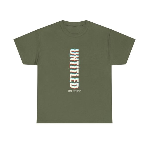 'UNTITLED' by Jattwaad Heavy Cotton Graphic Tee - Image 4