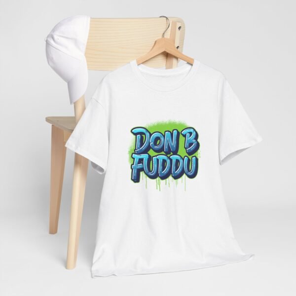 Don B Fuddu Desi Punjabi Men's Heavy Cotton Tee - Image 3