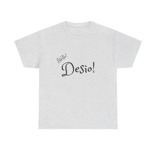 Hello Desio Mens Heavy Cotton Tee - Image 5