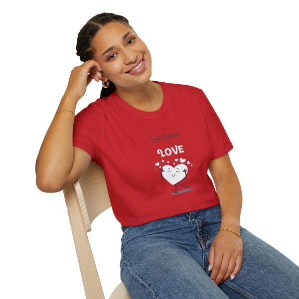 "I Get Chakkars in Love" Unisex Softstyle T-Shirt - Cute Humor Tee for Valentine’s Day & Everyday Wear - Image 15