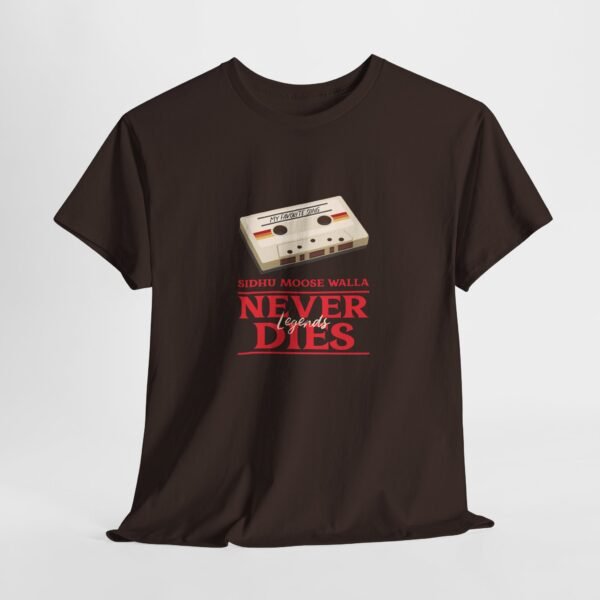 SMW 'Legends Never Dies' Heavy Cotton Tee - Image 3