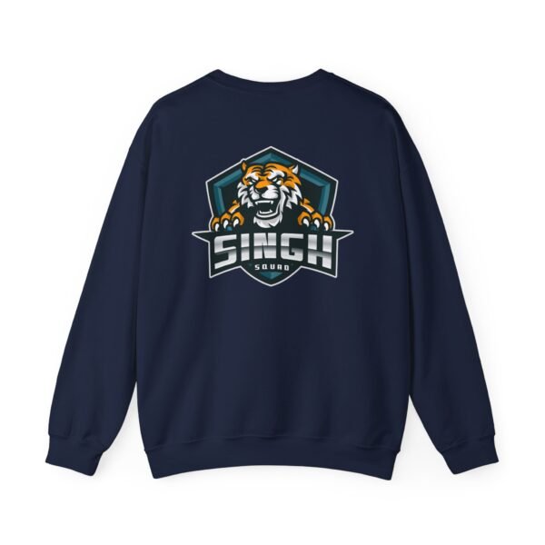 Singh Squad Crewneck Sweatshirt - Tiger Back Print - Image 6
