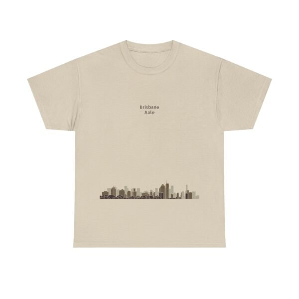 Brisbane "Aale"  Skyline - City Vibe Heavy Cotton Tee - Image 2