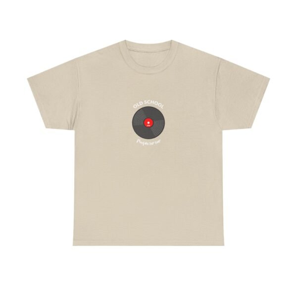 SMW Old School Vinyl Record Unisex Heavy Cotton Tee - Image 3