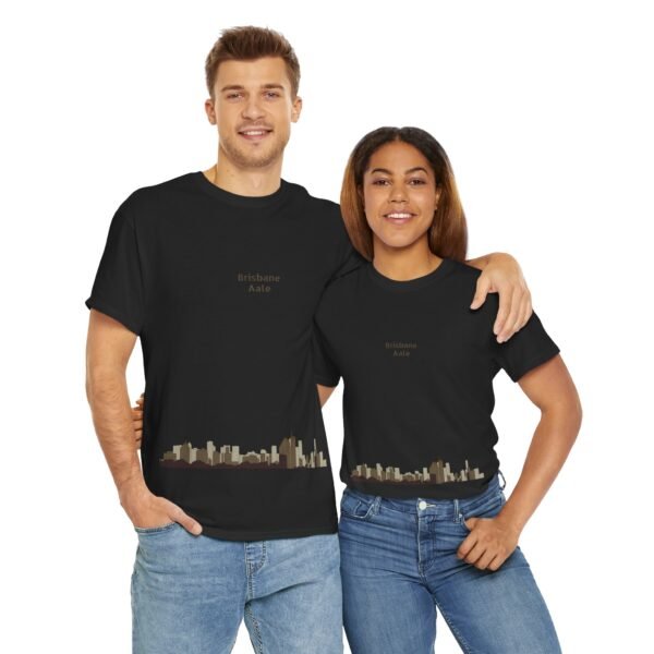 Brisbane "Aale"  Skyline - City Vibe Heavy Cotton Tee - Image 6
