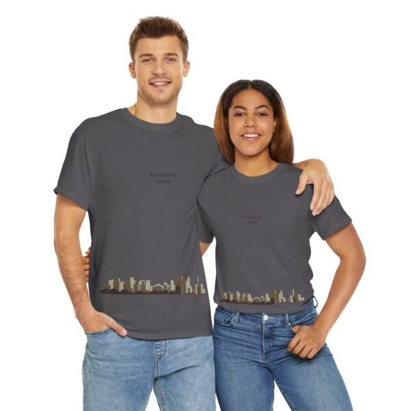 Brisbane "Aale"  Skyline - City Vibe Heavy Cotton Tee - Image 10
