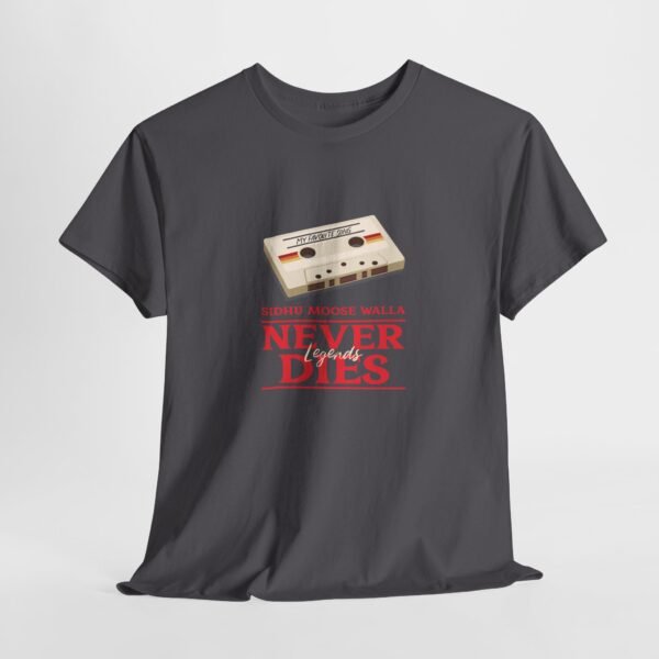 SMW 'Legends Never Dies' Heavy Cotton Tee - Image 5