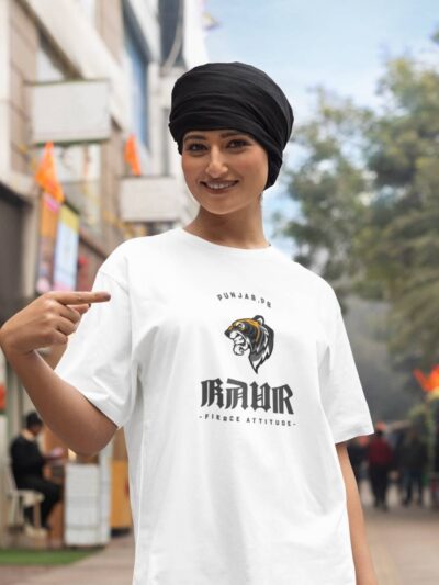 Kaur Fierce Attitude Women Heavy Cotton Tee