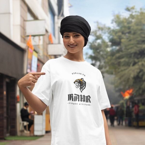 Kaur Fierce Attitude Women Heavy Cotton Tee