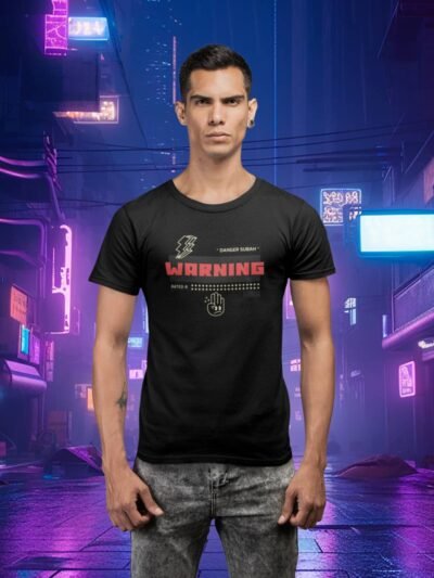 Danger Surah Warning Unisex Heavy Cotton Tee - Casual Graphic T-Shirt