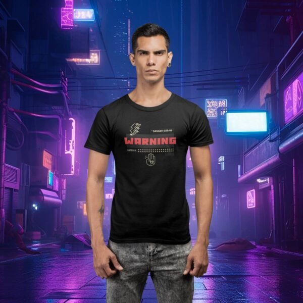 Danger Surah Warning Unisex Heavy Cotton Tee - Casual Graphic T-Shirt