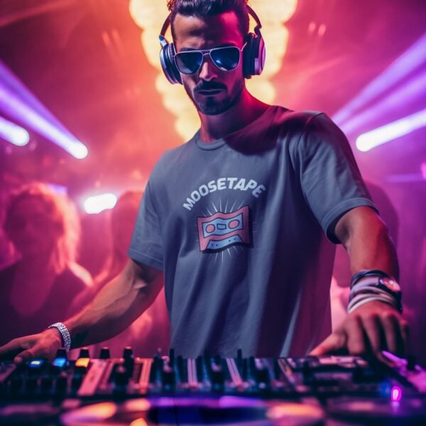 MooseTape Unisex Heavy Cotton Tee - Perfect for Music Lovers
