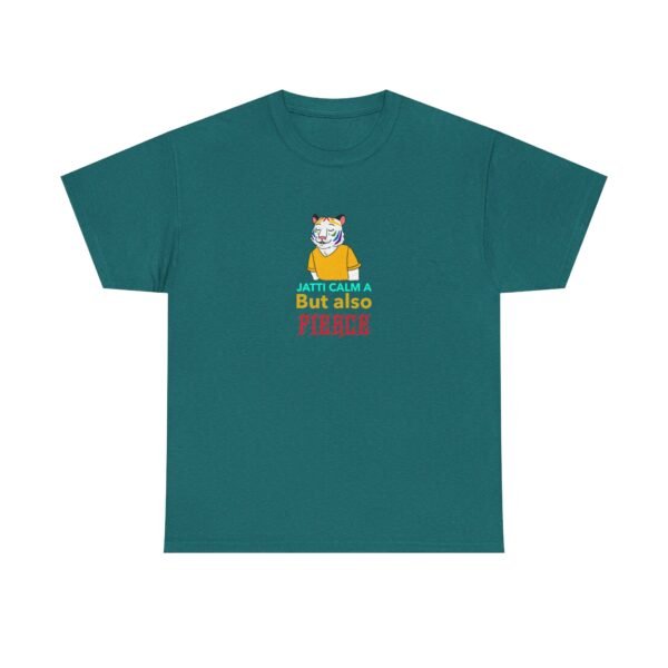 "Jatti Calm A But Also Fierce" - Heavy Cotton Tee - Image 2