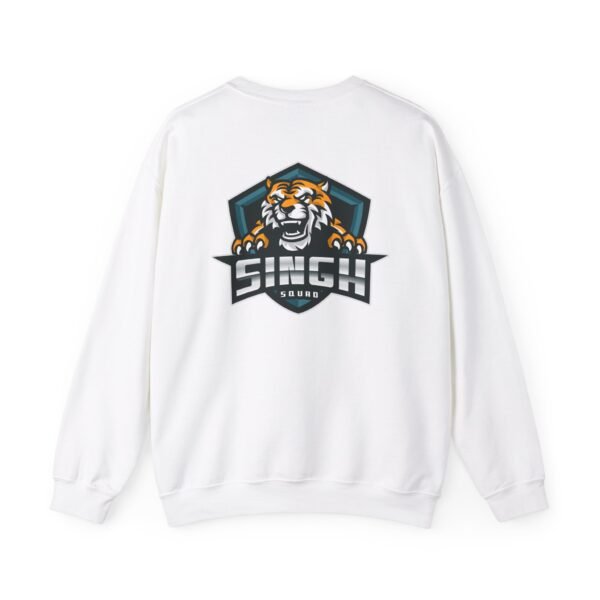 Singh Squad Crewneck Sweatshirt - Tiger Back Print - Image 3