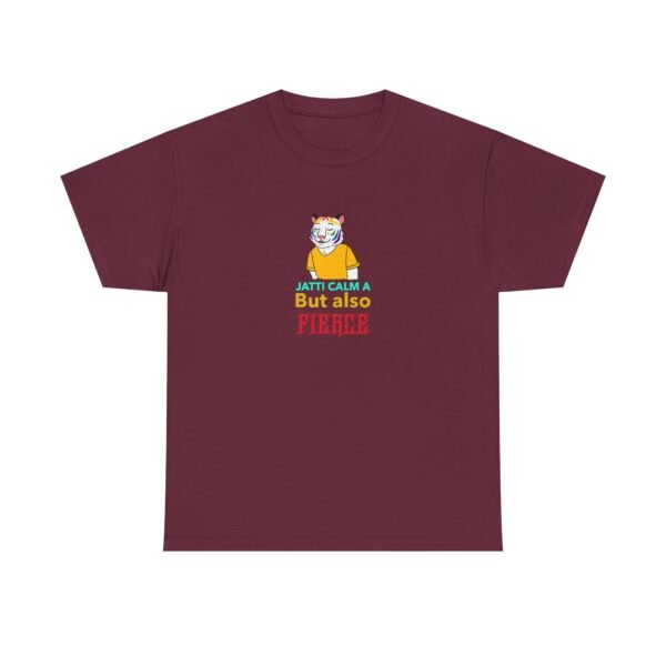 "Jatti Calm A But Also Fierce" - Heavy Cotton Tee - Image 4