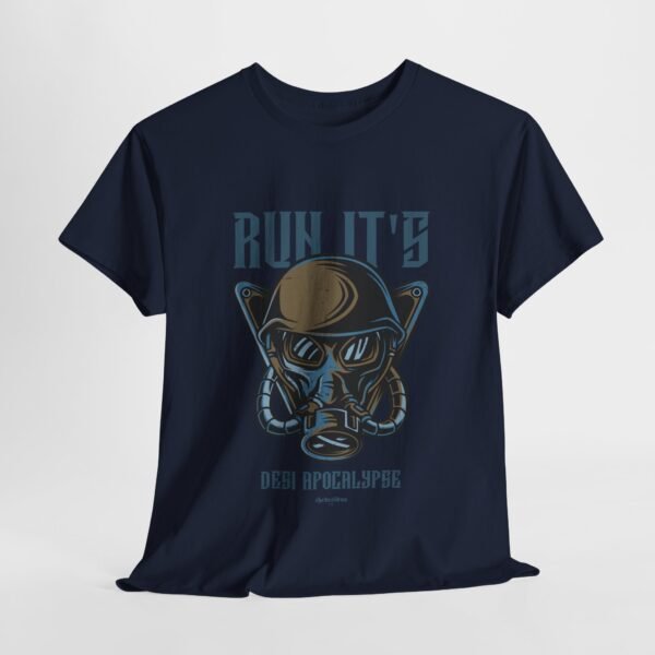 Run it's "Desi Apocalypse" Unisex Heavy Cotton Tee - Image 5