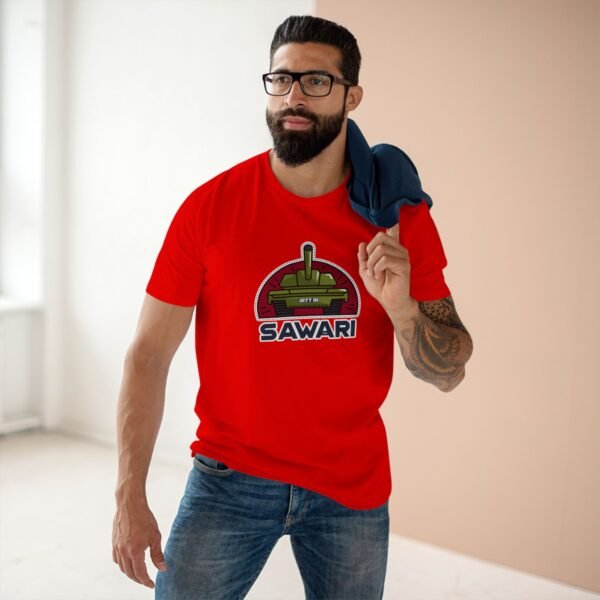 Jatt di Sawari Men's Staple Tee - Image 3