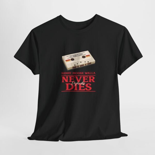 SMW 'Legends Never Dies' Heavy Cotton Tee - Image 2