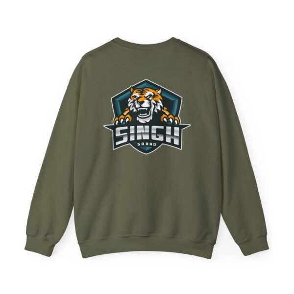 Singh Squad Crewneck Sweatshirt - Tiger Back Print - Image 5
