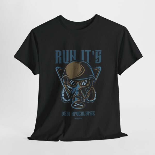 Run it's "Desi Apocalypse" Unisex Heavy Cotton Tee - Image 3