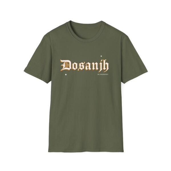 Stylish Gold 'Dosanjh' Unisex Softstyle T-Shirt - Image 6
