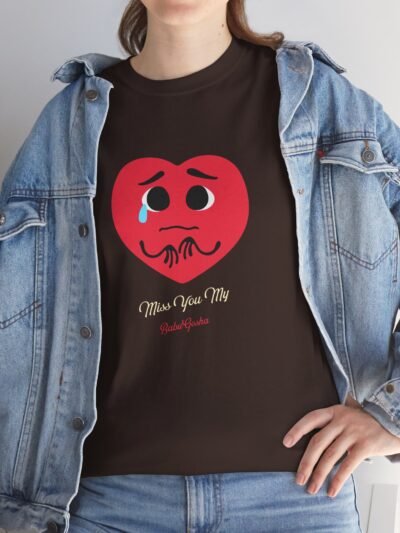 'Miss You My Babbu Gosha'  Punjabi Graphic T-Shirt
