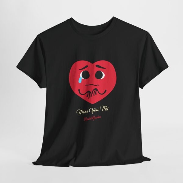 'Miss You My Babbu Gosha'  Punjabi Graphic T-Shirt - Image 3