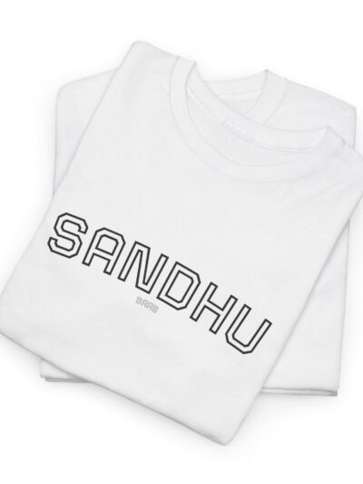 Stylish ‘SANDHU SAAB’ Graphic Heavy Cotton Tee