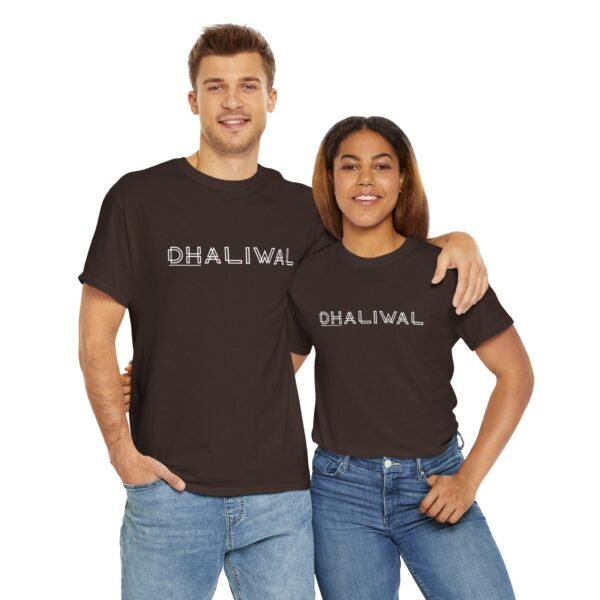 Dhaliwal Punjabi Unisex Heavy Cotton Tee - Image 3