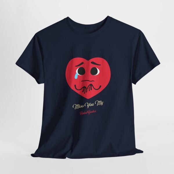 'Miss You My Babbu Gosha'  Punjabi Graphic T-Shirt - Image 5
