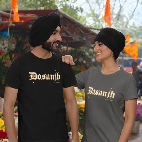 Stylish Gold 'Dosanjh' Unisex Softstyle T-Shirt